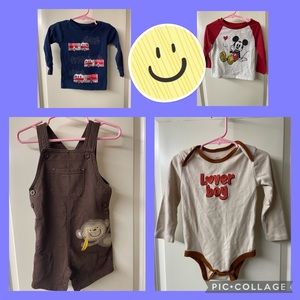 Lot of 4 pieces, EUC size 18 month Tops
